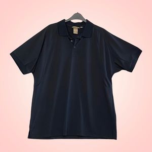 3/$10 WearGuard Polo Shirt L Navy Collar
